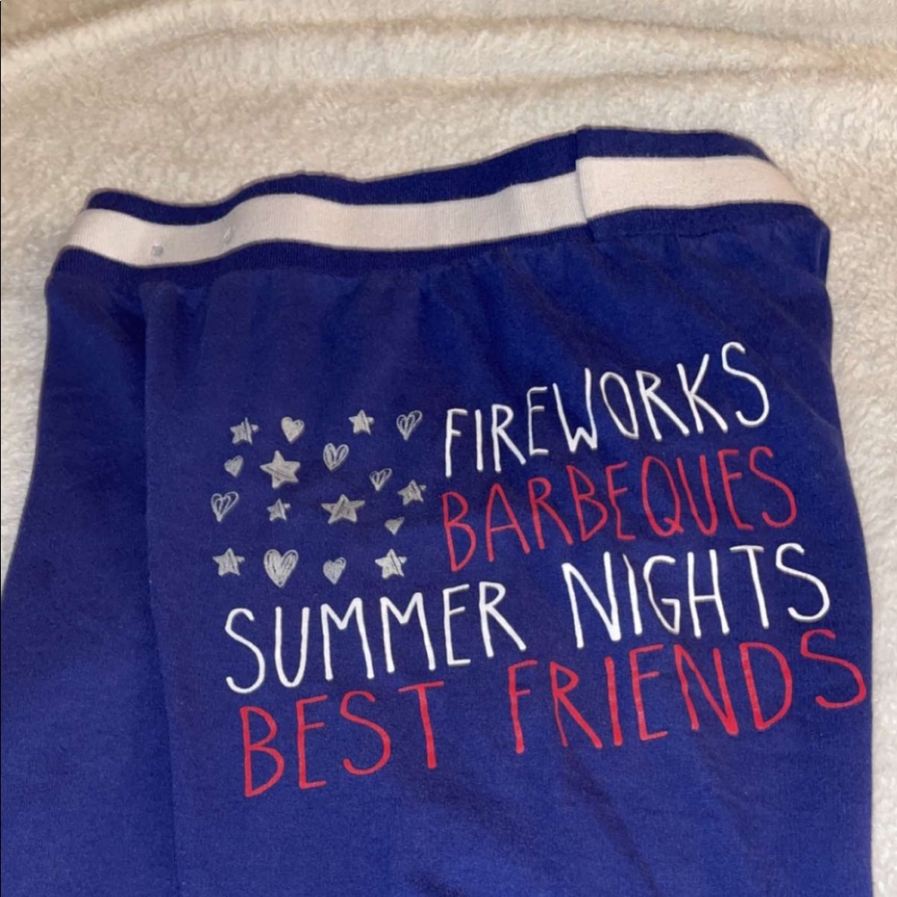 Lounge pants, color blue size medium